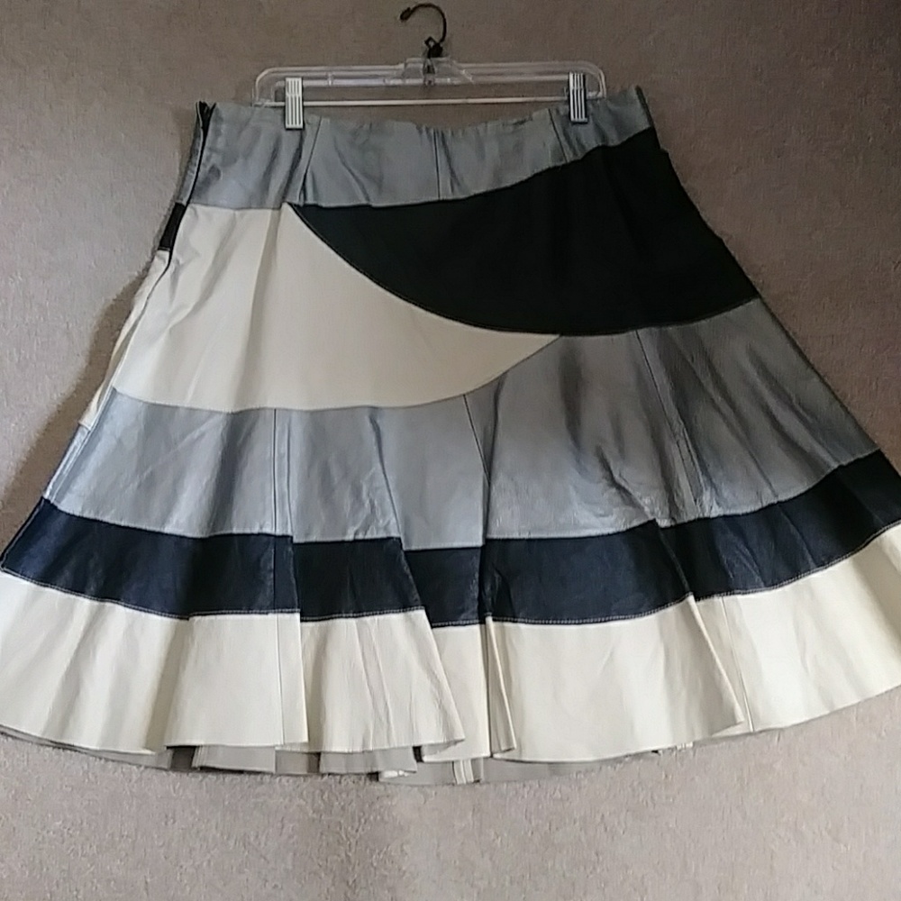 Leather skirt